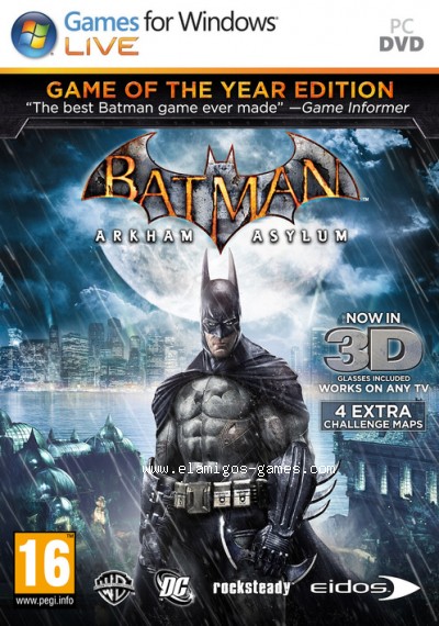 Download Batman Arkham Asylum Game of the Year Edition [PC]  [MULTi7-ElAmigos] [Torrent] | ElAmigos-Games